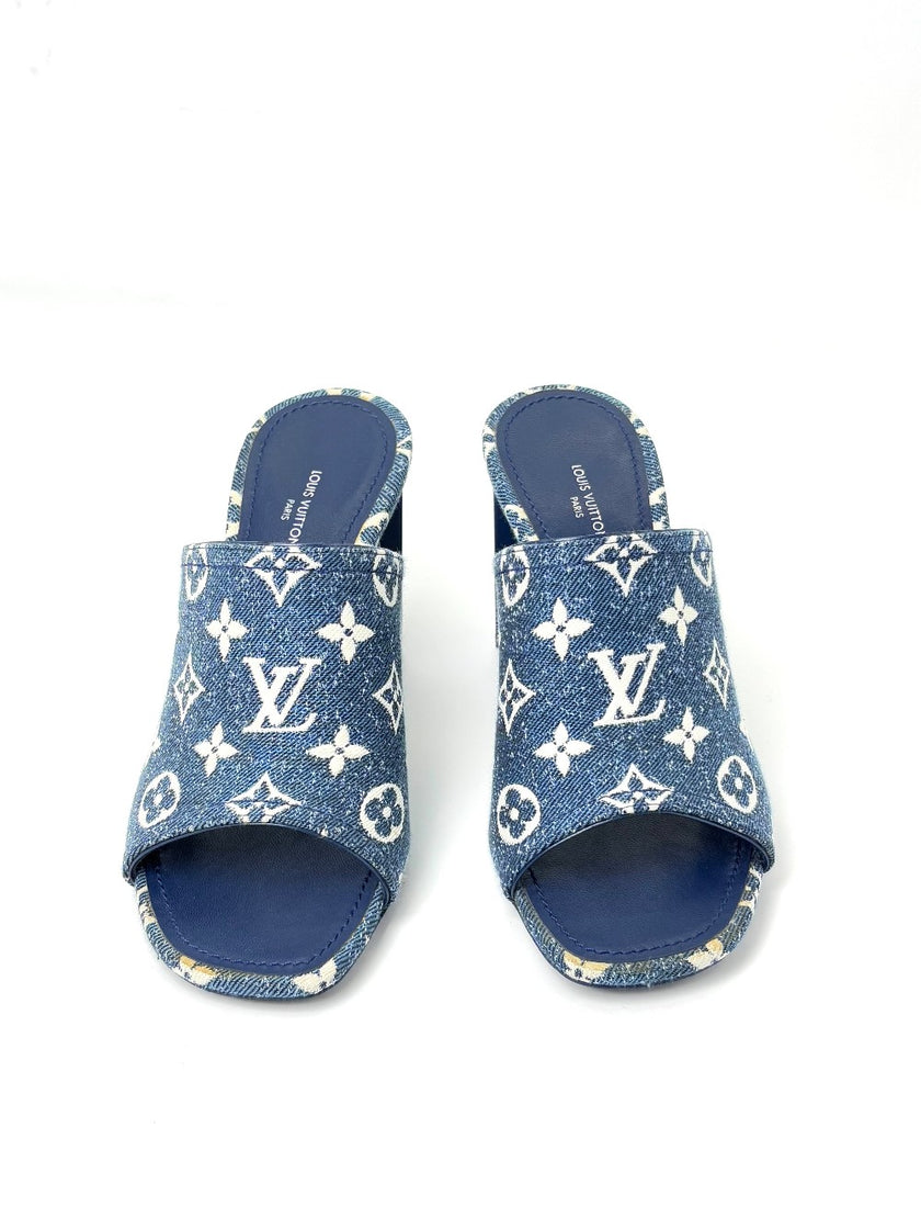 Brand New. LV Sandals Denim. 37|7499