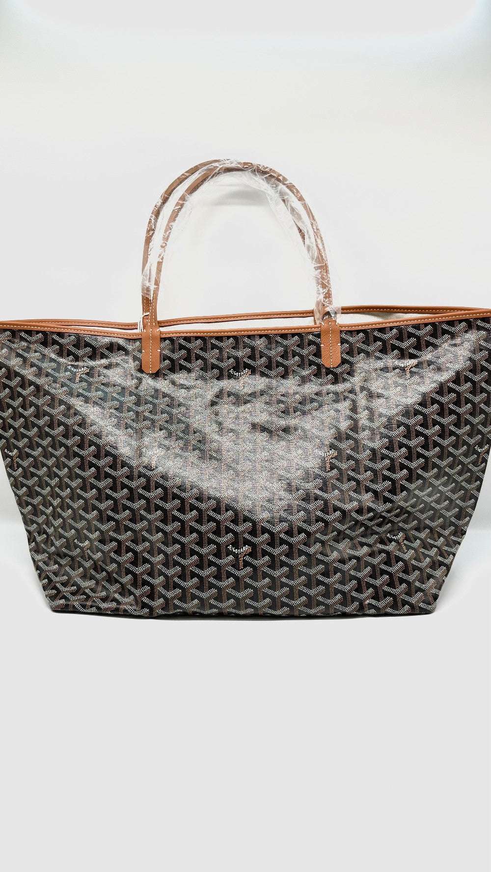 Brand New. Goyard St. Louis GM Black/Tan. ADM120230|10143