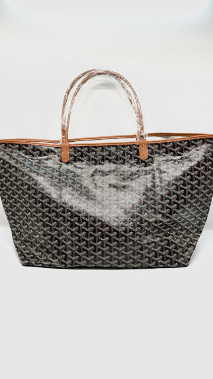 Brand New. Goyard St. Louis GM Black/Tan. ADM120230|10143