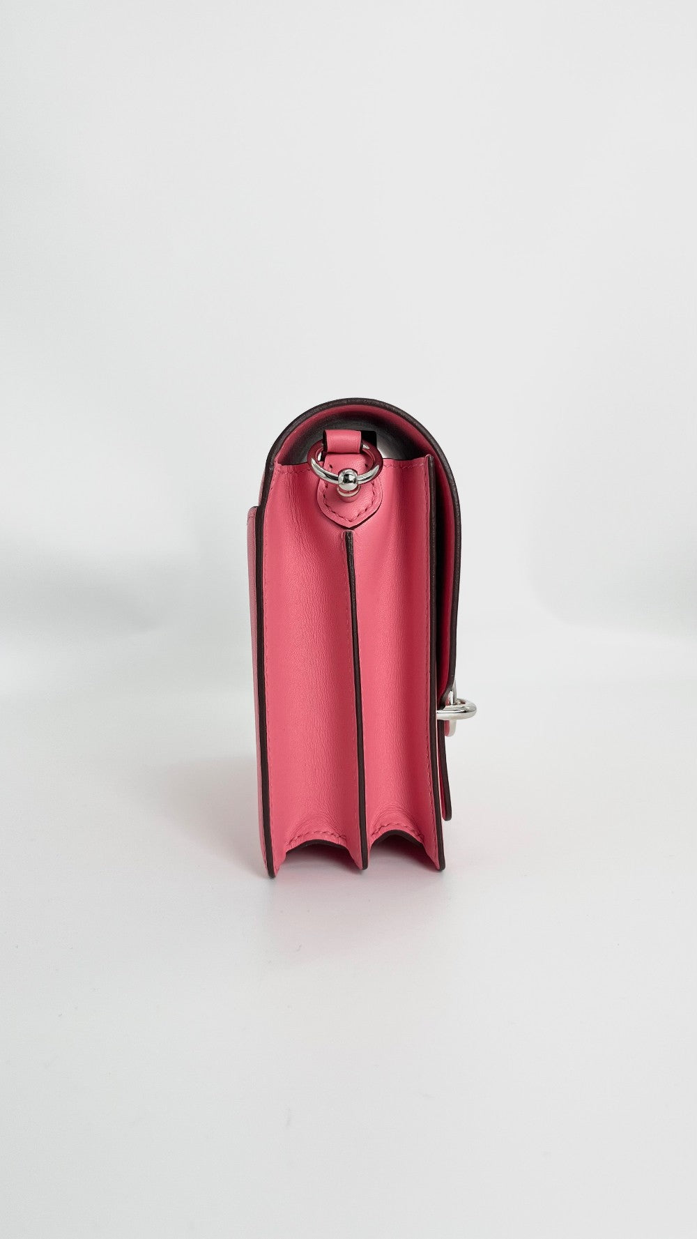 Brand New. Hermes Roulis 18 Rose Azalee. BHA455UP|3865