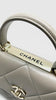 Preowned. Chanel Trendy Small Gray Lambskin GHW. 28739111|8291