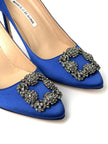 Brand New. Manolo Heel Blue. 39|7391