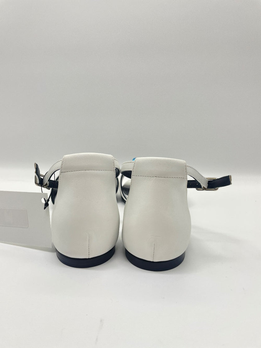 Brand New. Hermes Sandals Desiree Blanc. 37|9088