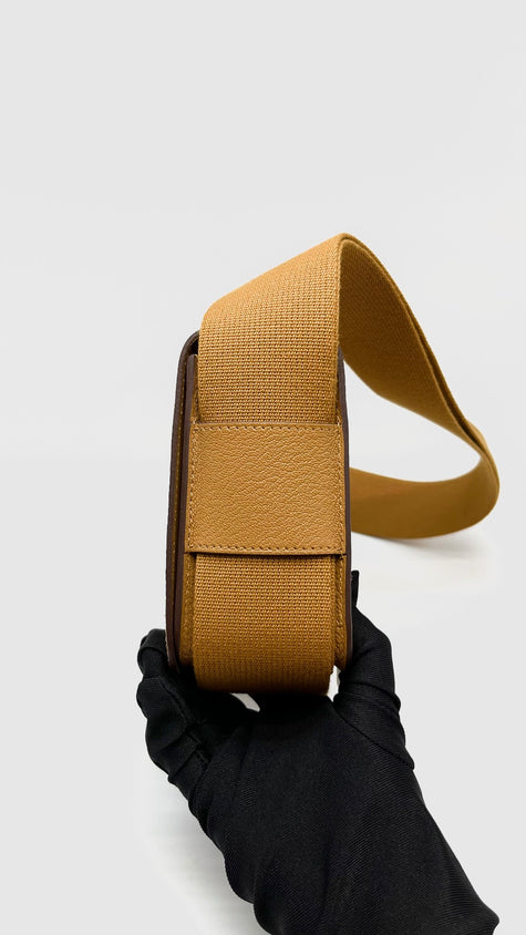 Preowned. Hermes Geta Caramel Evercolor GHW. BPU007NI|16588