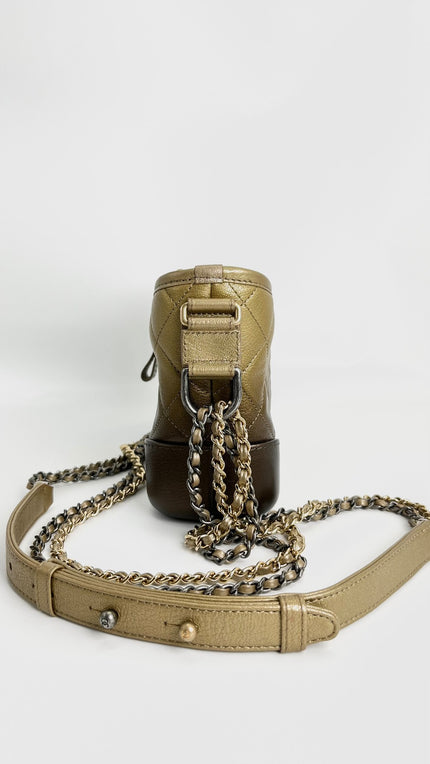 Preowned. Chanel Mini Gabrielle Gold. 26424120|4232