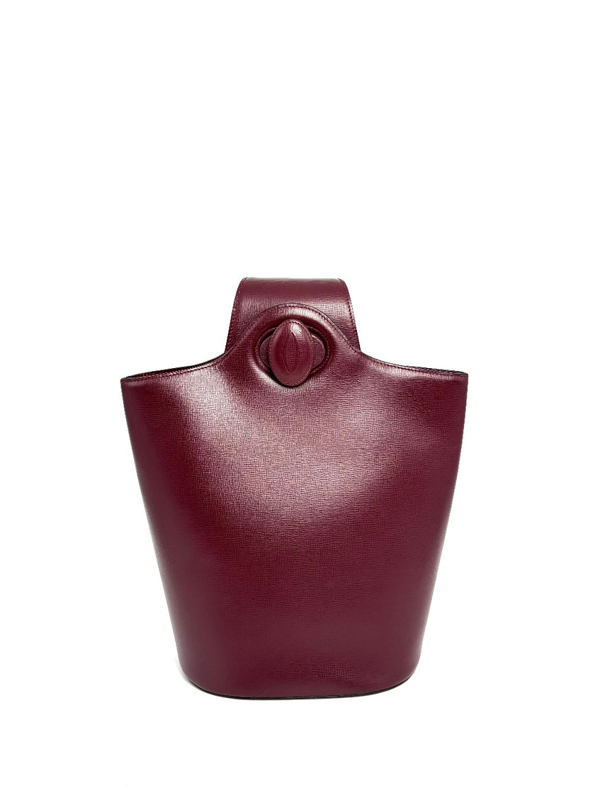 [SALE] Preowned. Cartier 20th Century Body Bag Maroon|11352