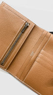 Preowned. Hermes Bearn Compact Wallet Gold PHW. YBY009CX|9365