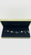 Brand New. VCA Lucky Spring Butterfly 5 Motifs 18k YG Agate, Lapis Lazuli MOP. JF849399|15637