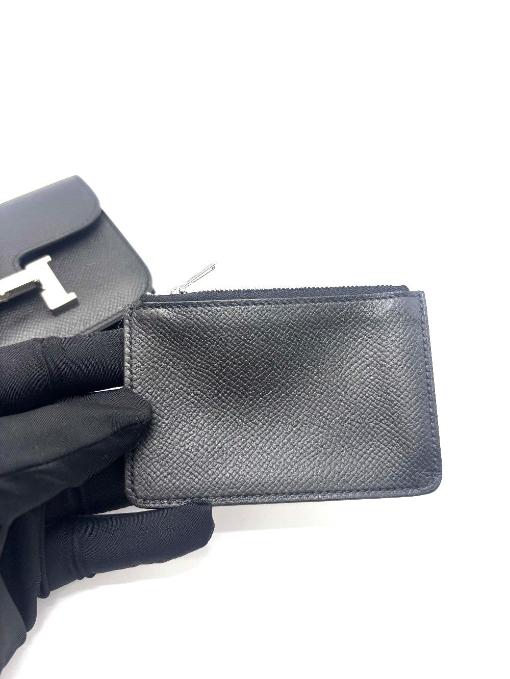 Unused. Hermes Constance Slim Black Epsom PHW. BAM009UH|17876