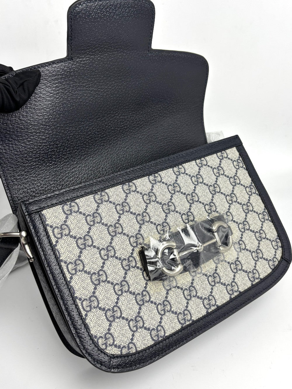 Brand New. Gucci Horsebit 1995 Small Shoulder Bag GG Supreme Canvas|12915