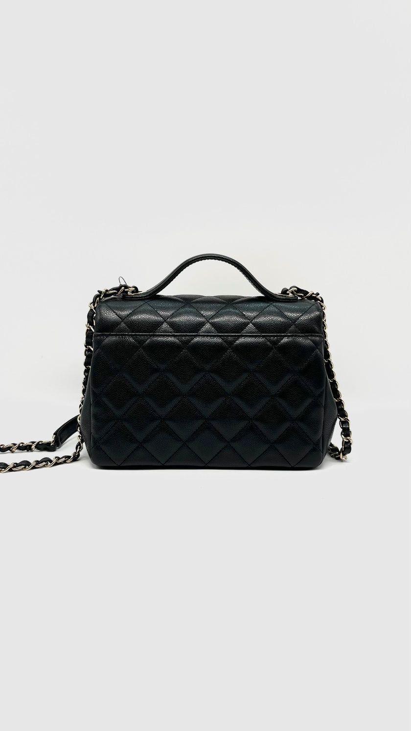 Preowned. Chanel Business Affinity Small Black GHW. UPEEN8GC|13829