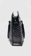 Preowned. Goyard Bourgogne Tote Blue. SOA020232|13978