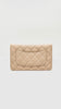 Like New. Chanel WOC Beige Caviar GHW. T98P5GLK|11617