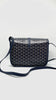 Preowned. Goyard Belvedere MM Messenger Bag Blue. MAE020237|11415