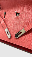 Preowned. Hermes Jypsiere 28 Rose Jaipur Togo PHW. TSA005YU|7775