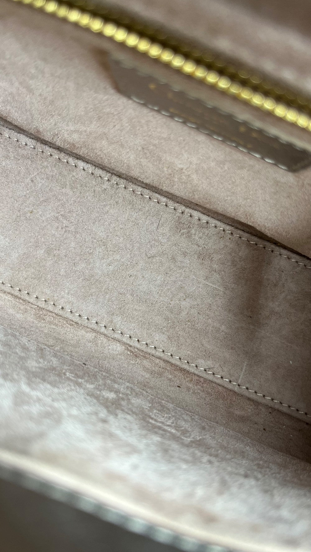 Preowned. Lady Dior Small Bronze GHW|4389
