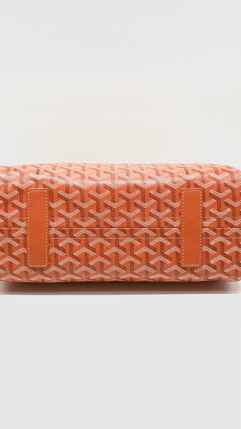 Preowned. Goyard Routte Suple Canvas Orange PHW. SAR120220|9226