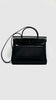 Brand New. Hermes Herbag 31 Black PVD HW Canvass/Vache Hunter. KCH009BD|11666