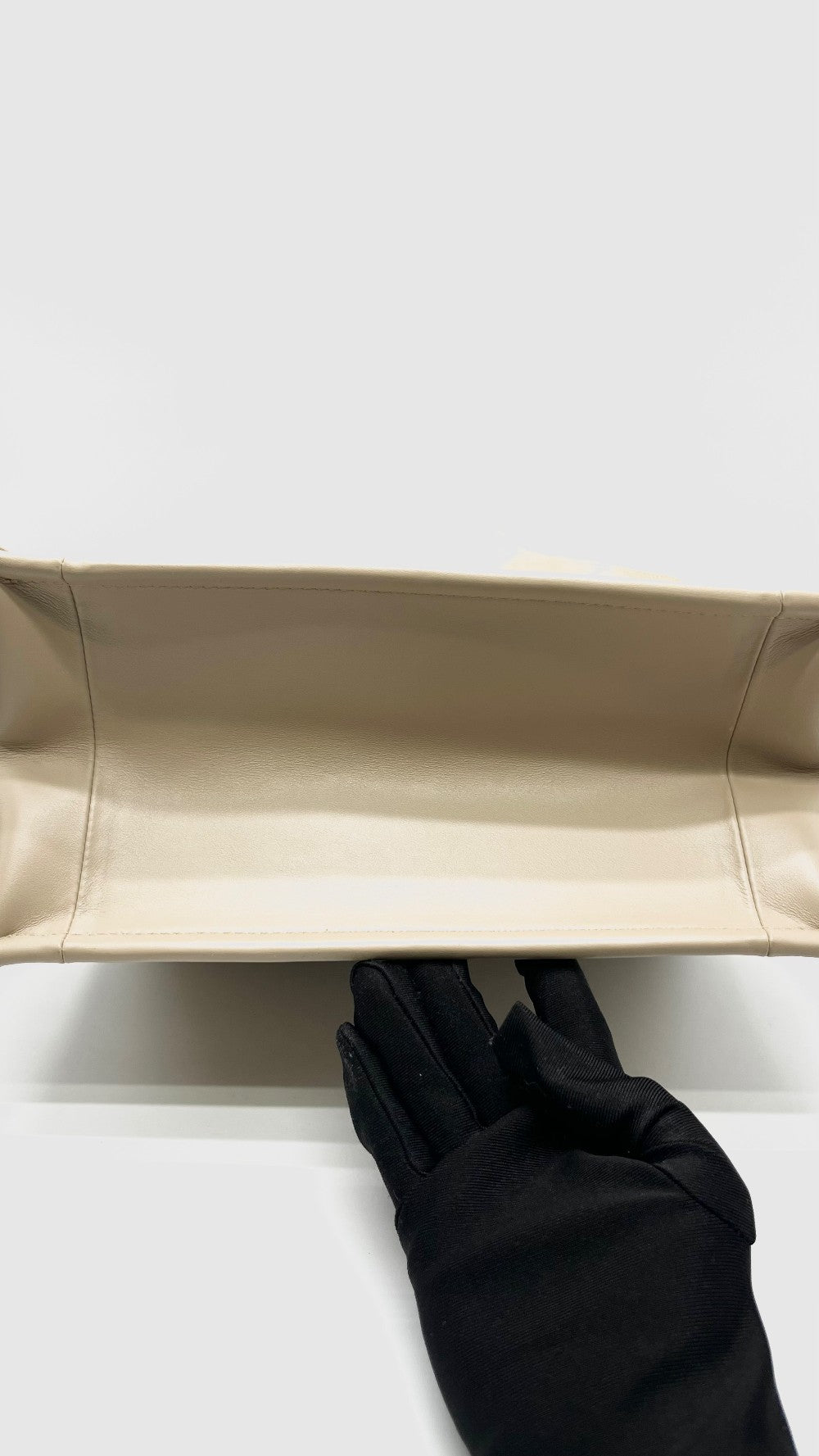 Unused. Dior Book Tote Small Calfskin Powder Beige GHW. 28MA0294|16639