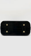 Brand New. LV Alma BB Vernis Croc Black|7859
