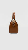 Like New. Celine Small Boston Calfskin Tan GHW|13545