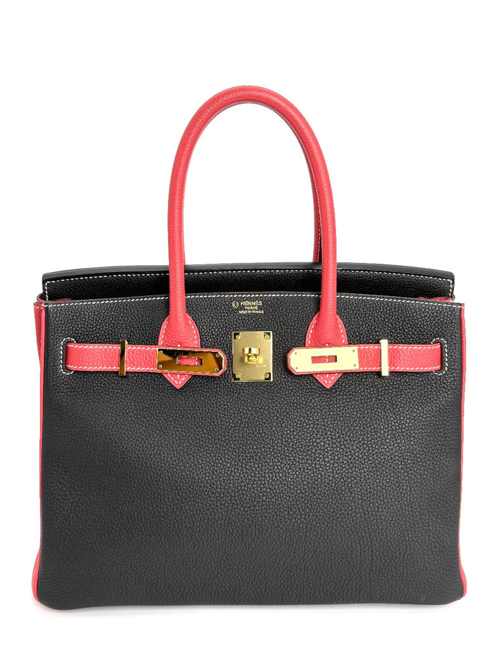 Preowned. Hermes Birkin 30 HSS Black/Jaipur. TGA002GW|3461