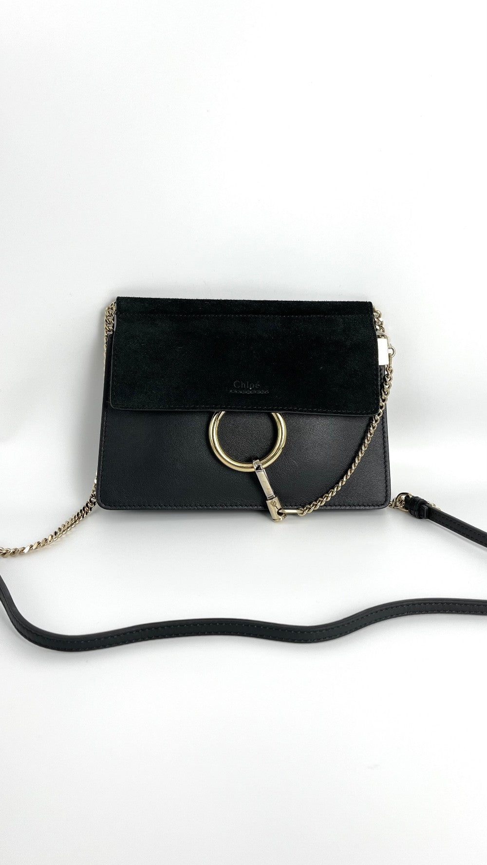 Preowned. Chloe Faye Small Black|4639