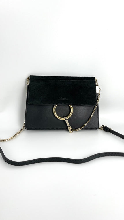 Preowned. Chloe Faye Small Black|4639