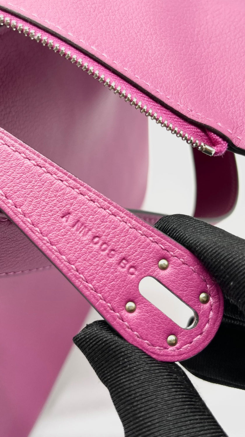 Like New. Hermes Lindy 26 Rose Poupre Evercolor PHW. ANN009BC|5239