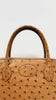 Preowned. Hermes Bolide 31 Cognac Ostrich PHW. J 22 X|13346