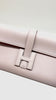 Like New. Hermes Jige Clutch Swift Mauve Pale. UBY303GY|13568