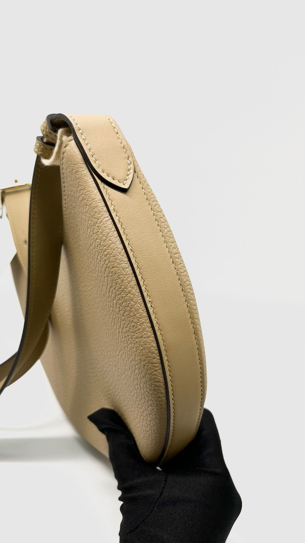 Brand New. Hermes P'tit Arcon Poussiere Togo Perma HW. KAM006UH|8786