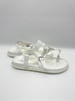 Brand New. Hermes Inboard Sandals White. 37|10103