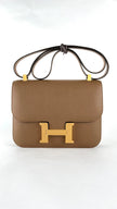 Brand New. Hermes Constance 24 Epsom Alezan GHW. WPY268AF|4848