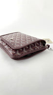 Brand New. Goyard Plumet Pocket Wallet Burgundy. ADM020262|4890