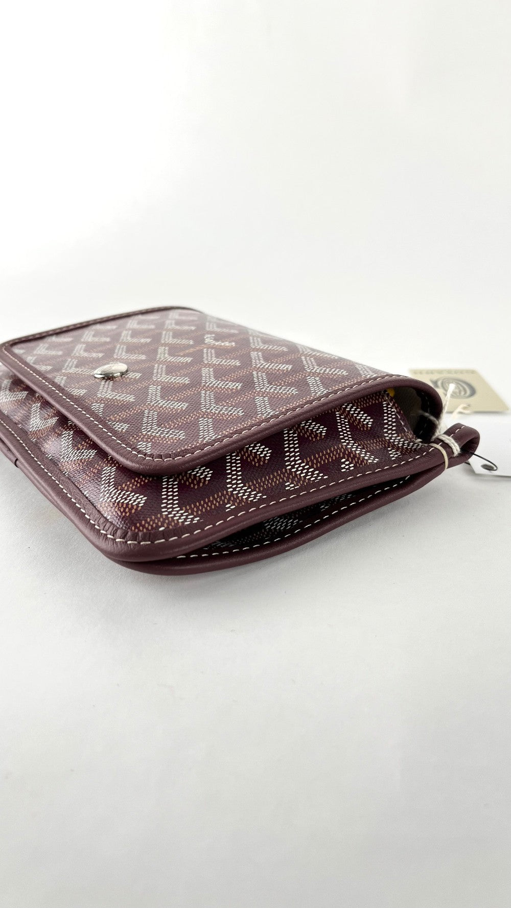 Brand New. Goyard Plumet Pocket Wallet Burgundy. ADM020262|4890