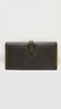 Preowned. Hermes Jige Clutch Etain/Green. FPK18|9721