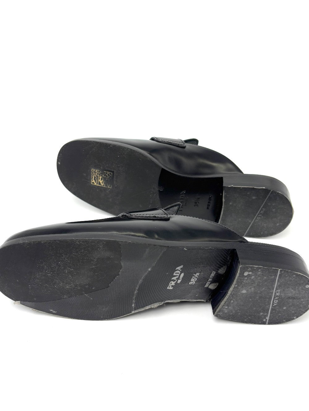 Preowned. Prada Calzature Donna Mules Black. 35.5|6442