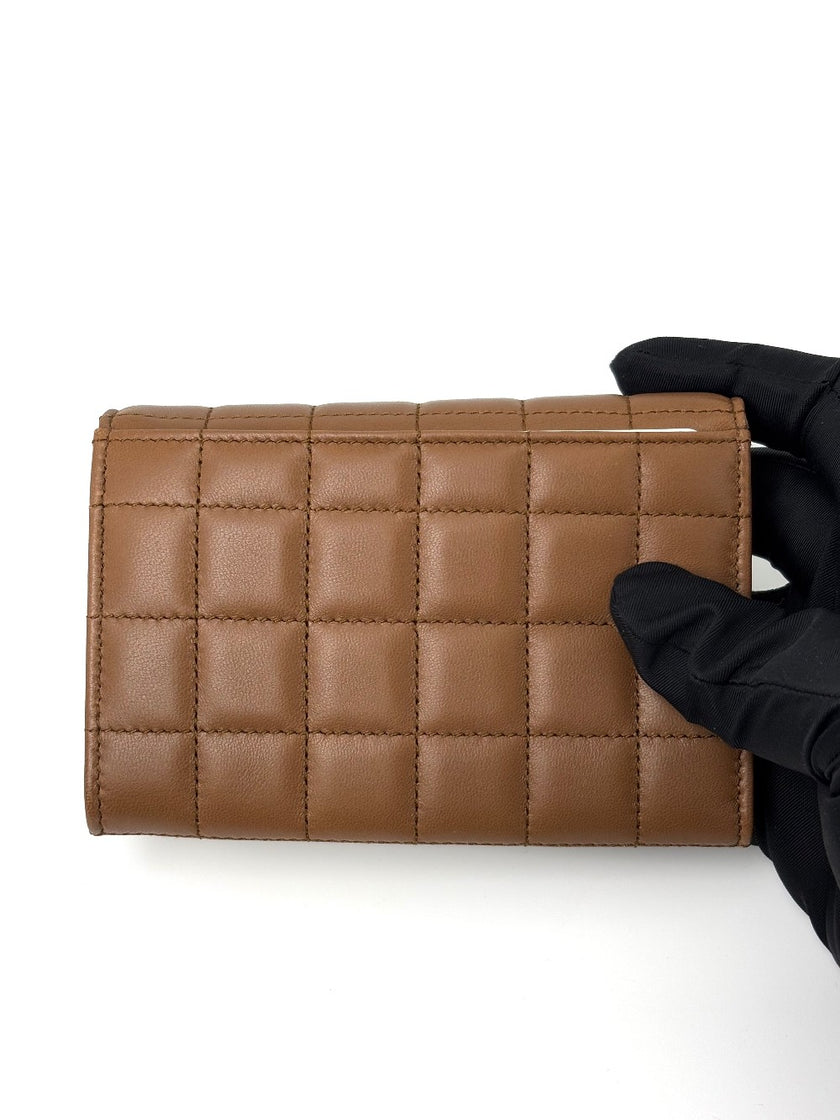 Brand New. YSL Bifold Wallet Brown|7154