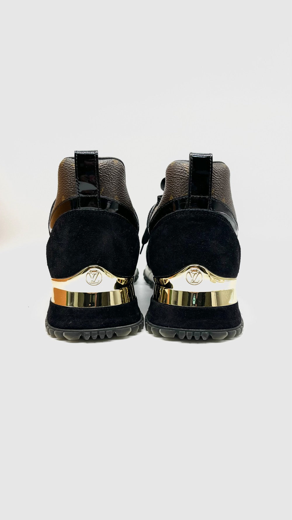 Brand New. LV Run Away Sneaker BLack Mono. 36.5|10526