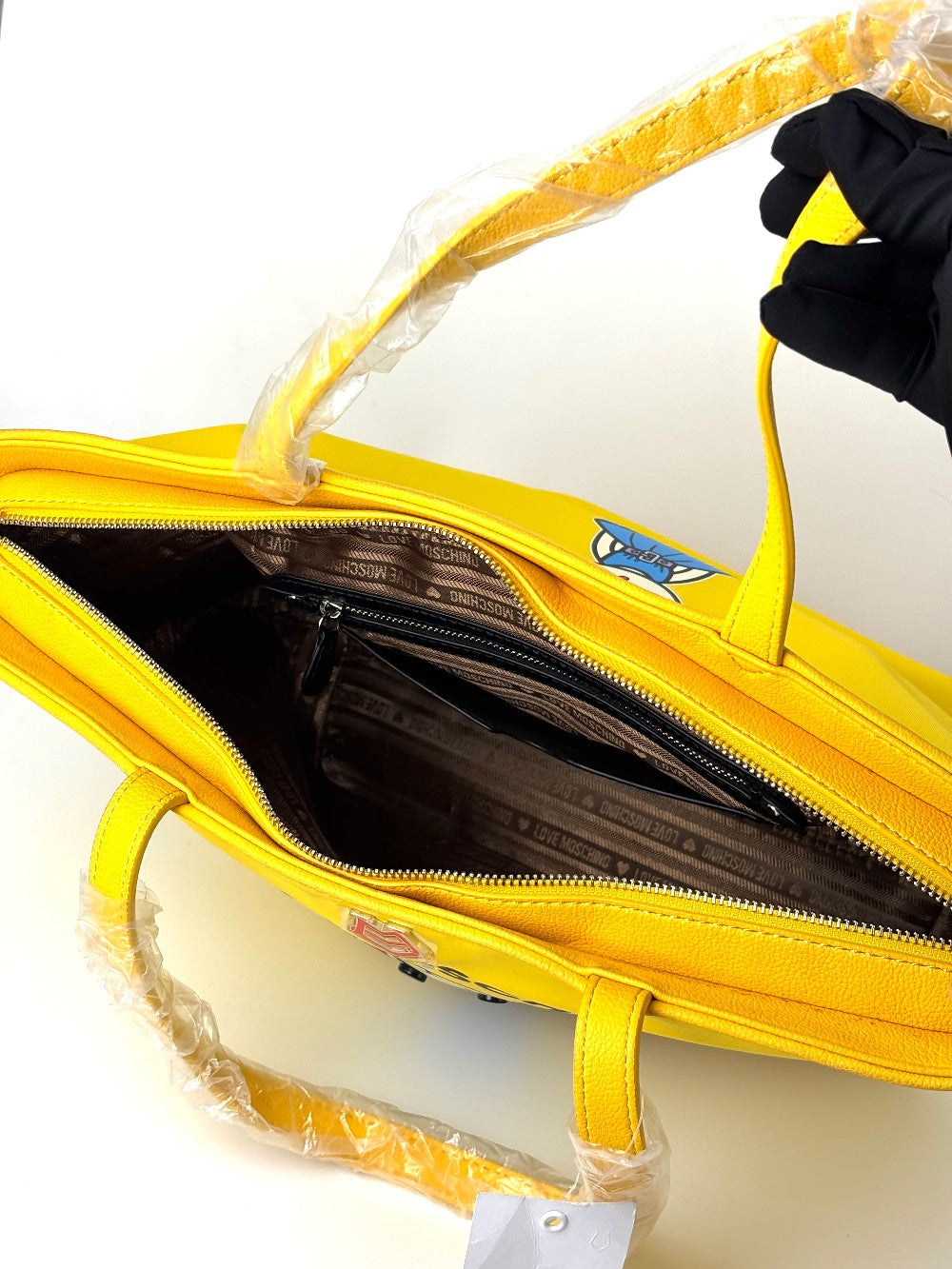 Brand New. Moschino Nylon Tote Yellow|6259