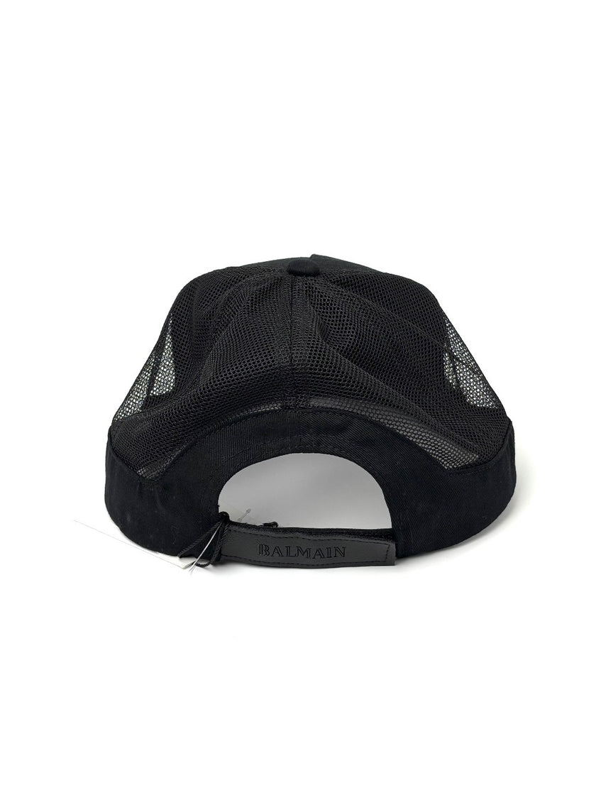 Brand New. Balmain Cap Mesh Black|6943