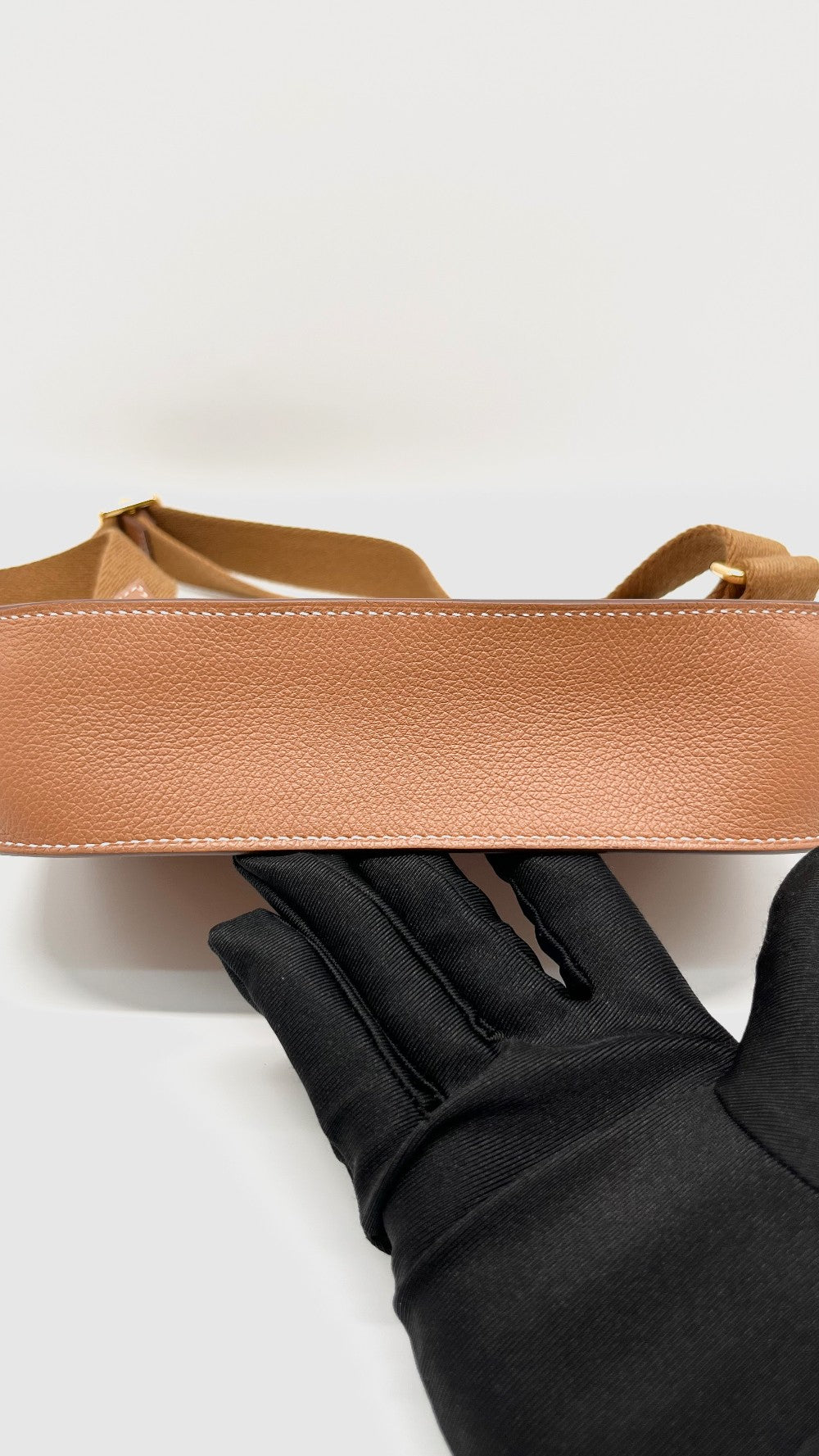 Brand New. Hermes Jypsiere Mini Gold Evercolor GHW. WIC678TP|7938