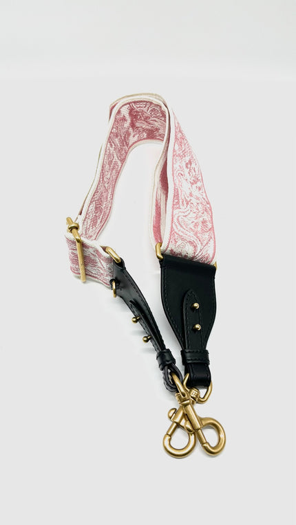 Brand New. Dior Bandoulier Rose Multi Bag Strap|12197