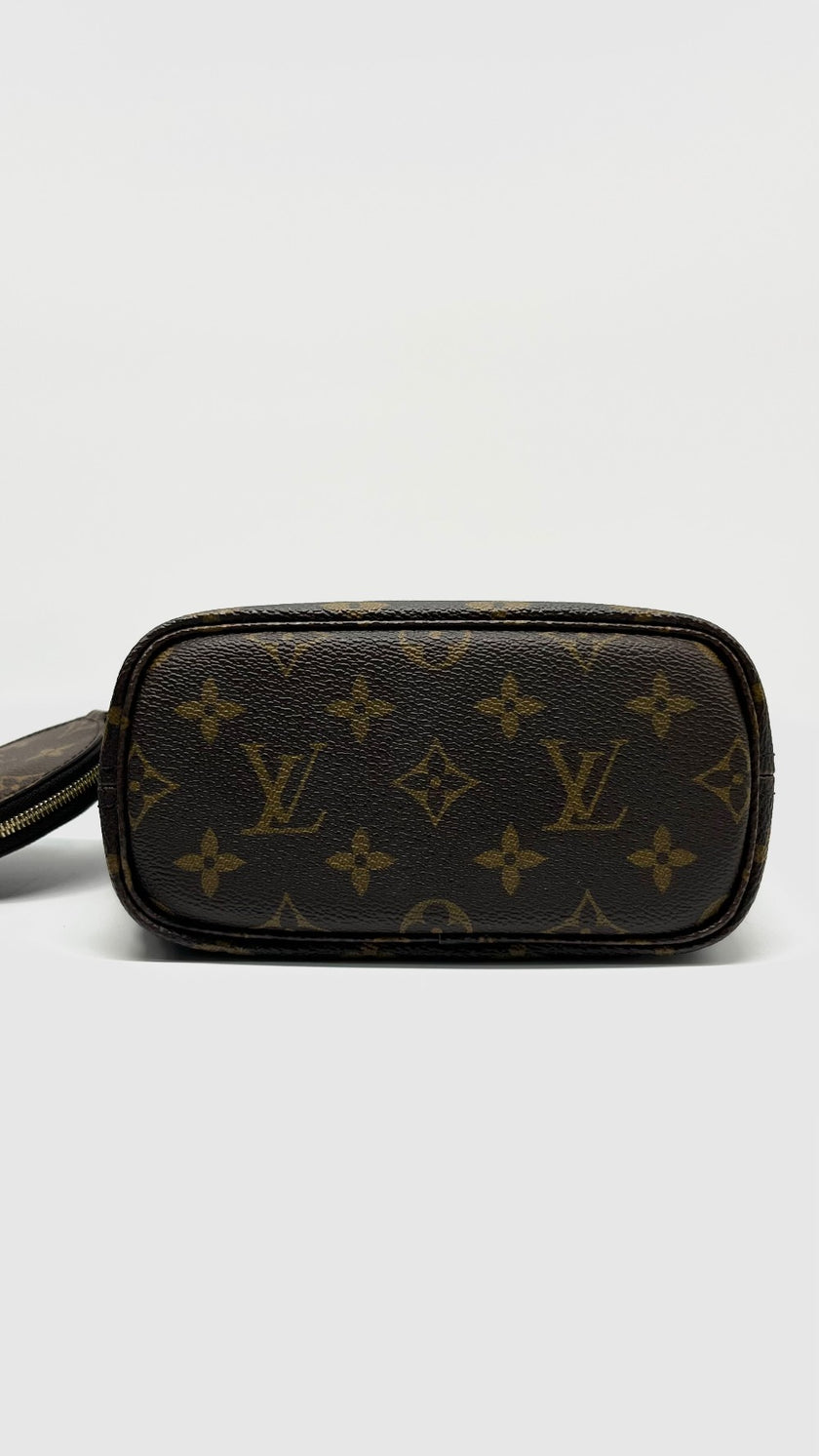 Preowned. LV Neverfull BB Mono Beige. MCHIP|8453