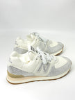 Brand New. Miu Miu/New Balance Glitter Sneakers White. 38.5|7615