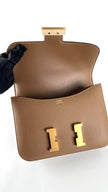 Brand New. Hermes Constance 24 Epsom Alezan GHW. WPY268AF|4855