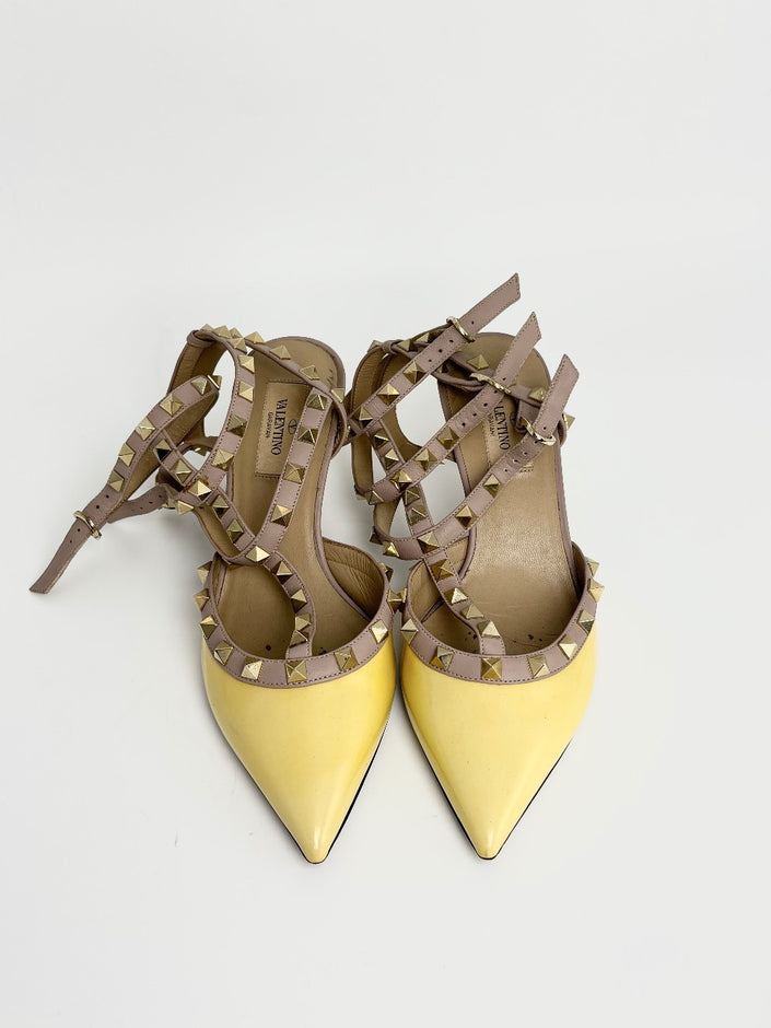 Brand New. Valentino Kitten Heel. 37.5|12174