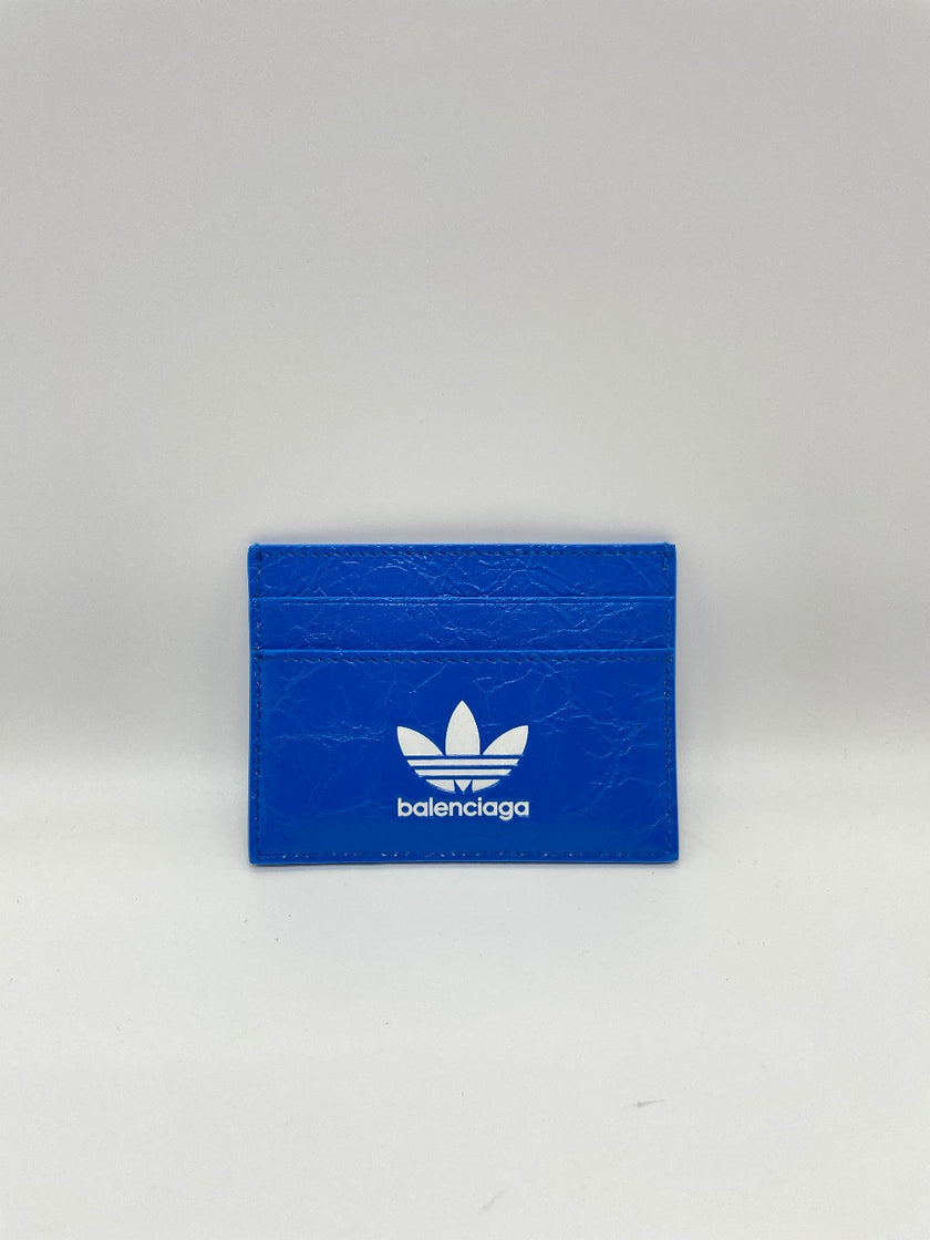 Brand New. Balenciaga x Adidas Blue Card Holder. 7218954391P684046|10289