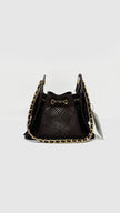 Brand New. Chanel C25 Mini Perforated Calfskin Dark Brown GHW. C81KGL11|16474